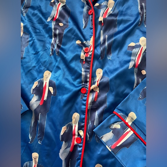 Trump Dancing Long Sleeve and Pants Pajama Set - Picture 10 of 10